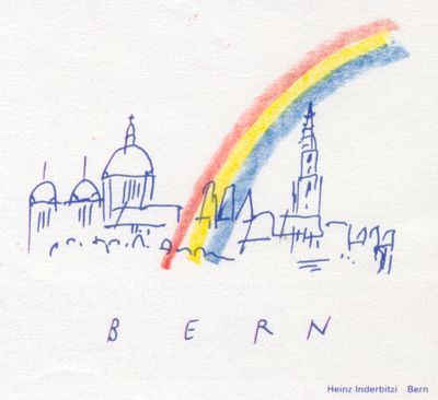 Regenbogen über Bern